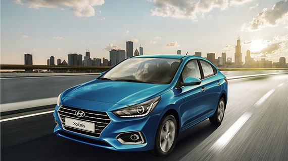Экстерьер Hyundai Solaris