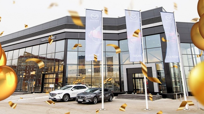 Торжественное открытие автосалона Mazda в Уфе фото 1