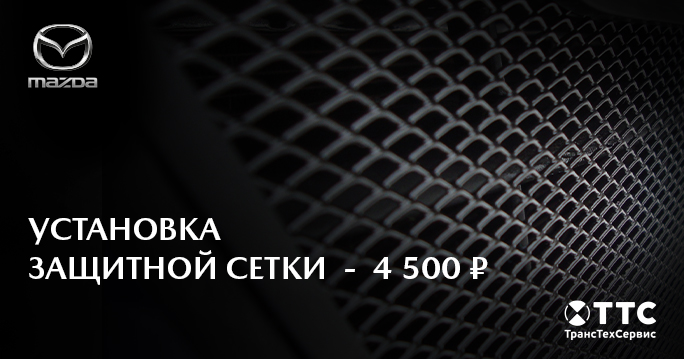 MAZDA: Установка защитной сетки