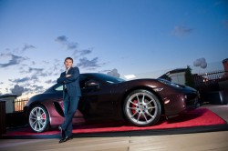 Презентация нового PORSCHE Cayman состоялась 18 мая на террасе отеля Мариотт. фото 1