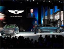 Компания Hyundai Motor представила новый Genesis на Североамериканском автосалоне в Детройте фото 1